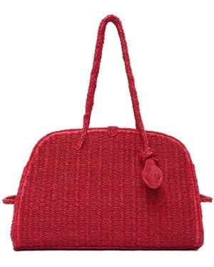 Jacquemus 'The Raffia Turismo' Bag - Red