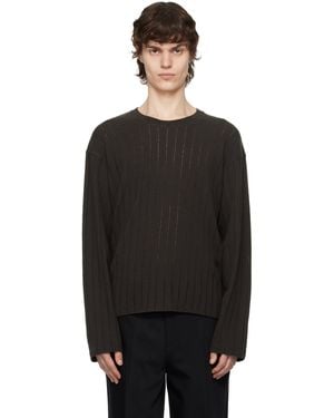 mfpen Ls Round Neck Sweater - Black