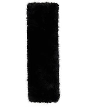 VAQUERA Faux Fur Scarf - Black