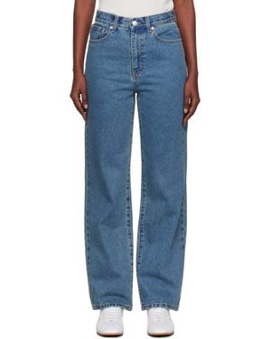 DUNST ブルー Essential フルレングス ストレートジーンズ
