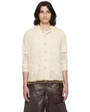 ANDERSSON BELL Off- Flower Shirt - Black