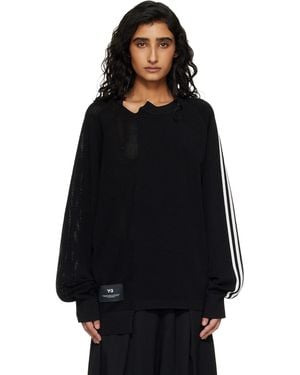 Y-3 Logo Knit Jumper - Black