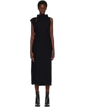 Issey Miyake Tubular-T Midi Dress - Black