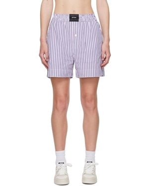 Palm Angels Striped Shorts - Multicolour