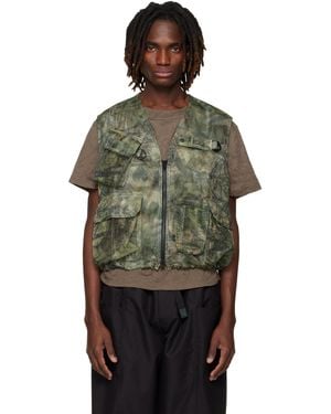 South2 West8 Khaki Bush Trek Vest - Black