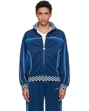 CASABLANCA Cyber Track Jacket - Blue