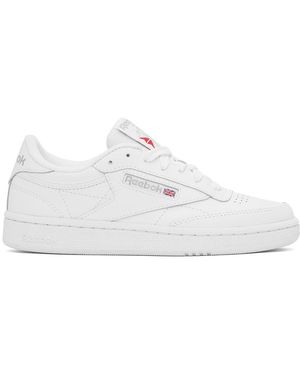 Reebok White Club C 85 Trainers - Black