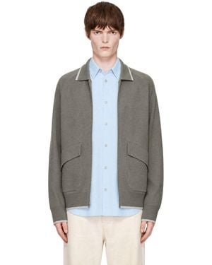 Maison Kitsuné 'Maison Kitsune Paris' Flap Pocket Jacket - Gray