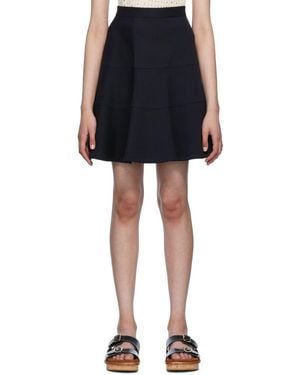 See By Chloé Tie Miniskirt - Black