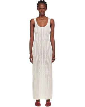 Holzweiler Tine Crochet Maxi Dress - Black