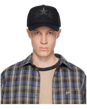 Amiri 3 Star Trucker Cap - Blue