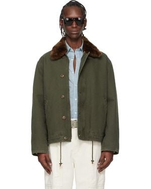 Isabel Marant Khaki Andy Jacket - Black