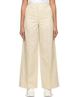 Juun.J Off- Creased Trousers - Natural