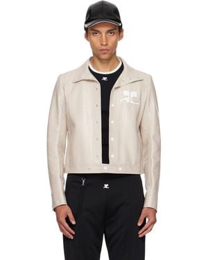 Courreges Reedition Vinyl Jacket - Black