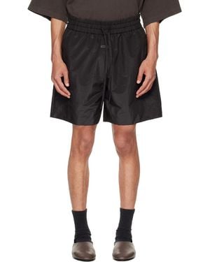 Fear Of God Nylon Taffeta Padded Sport Shorts - Black