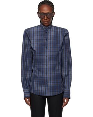 Mugler Power Shirt - Blue