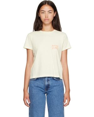 Anine Bing Off- Shelley Surfer T-Shirt - White