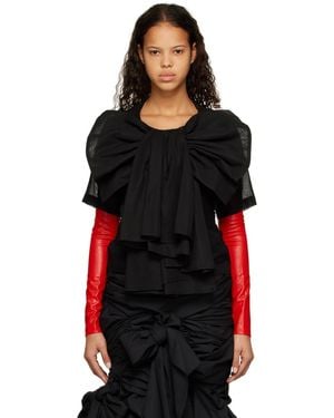 Tao Comme Des Garçons レイヤード トップス - ブラック