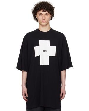 032c Point Zero Oversized T-Shirt - Black