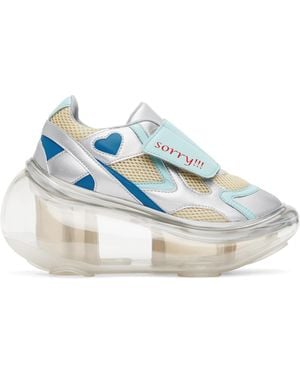 Im Sorry by Petra Collins Ssense Exclusive Off- & Jennyfax Edition Bubble Trainers - Blue