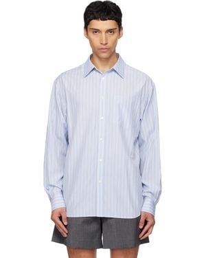 we11done Striped Basic Shirt - White