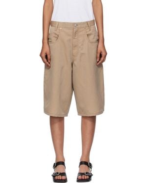 6397 Baggy Shorts - Natural