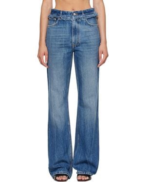 Rabanne Fringed Straight Jeans - Blue