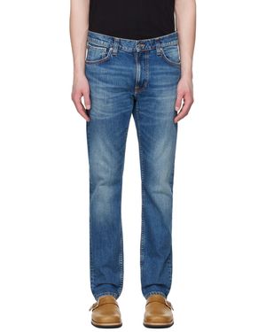 Nudie Jeans Jean Lean Dean Bleu