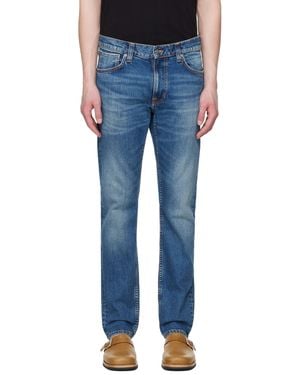 Nudie Jeans ブルー Lean Dean ジーンズ