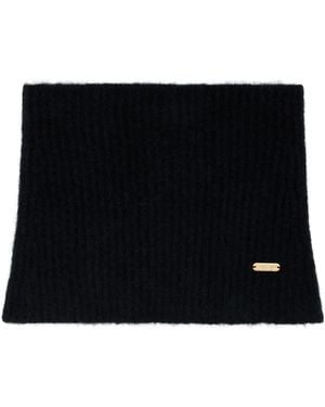 Tom Ford Metal Plaque Snood - Black