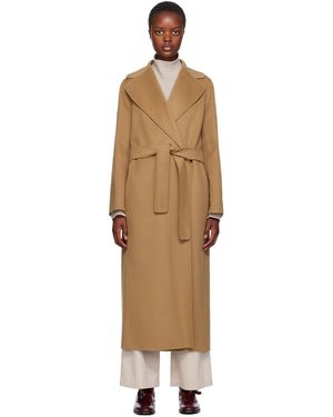 Max Mara タン Poldo コート - ブラック