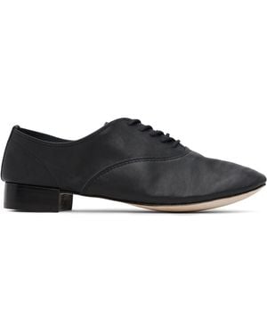 Repetto ブラック Zizi カーフレザー オックスフォード