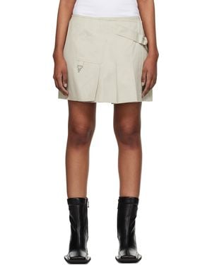Eytys Off-white Clove Miniskirt - Multicolour