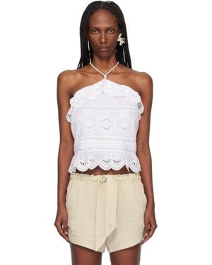Isabel Marant Prisha Lace Top - White