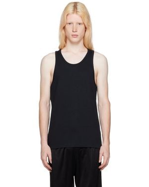 CDLP Scoop Neck Tank Top - Black