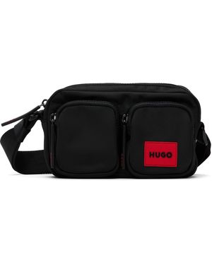 HUGO Logo Patch Bag - Black