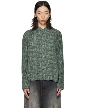 Acne Studios Printed Shirt - Green