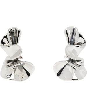 Bottega Veneta Small Anemone Earrings - Metallic