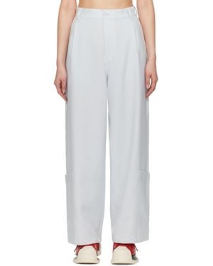 Y-3 Sport Uniform Wide-Leg Trousers - Black