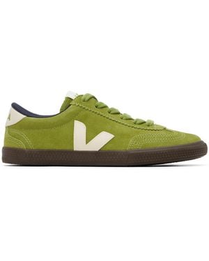 Veja Volley Suede Sneakers - Green