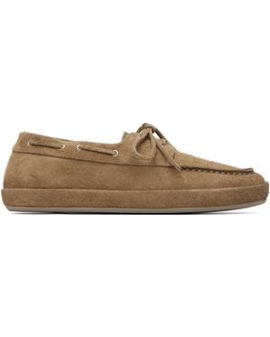 Marsèll Scatopelle Suede Boat Shoes - Brown