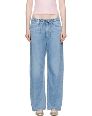 Rag & Bone Phoebe Denim Beach Jeans - Blue