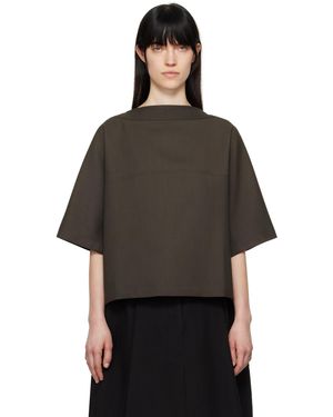 Studio Nicholson Haut Hesse Kaki - Noir