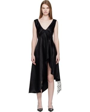 Collina Strada Tulip Midi Dress - Black