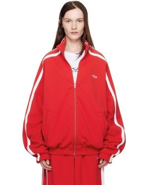 Vetements Oval Logo Gym Jacket - Red