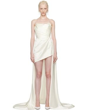 Vivienne Westwood Ssense Exclusive Nova Venus Minidress & Terra Train Set - Natural