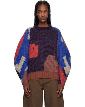 Henrik Vibskov Mohairy Knit Jumper - Blue