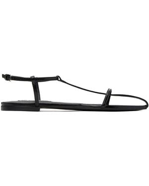 Jil Sander ポインテッド サンダル - ブラック