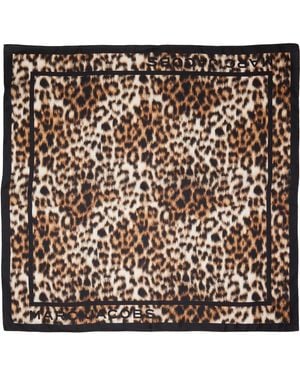 Marc Jacobs Leopard Silk Scarf - Multicolour