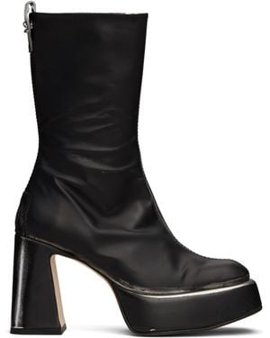 Miista Bottines Apple Noir Et Blanc